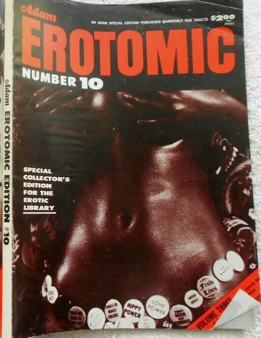 ADAM EROTOMIC magazine side cover Issue 10   
