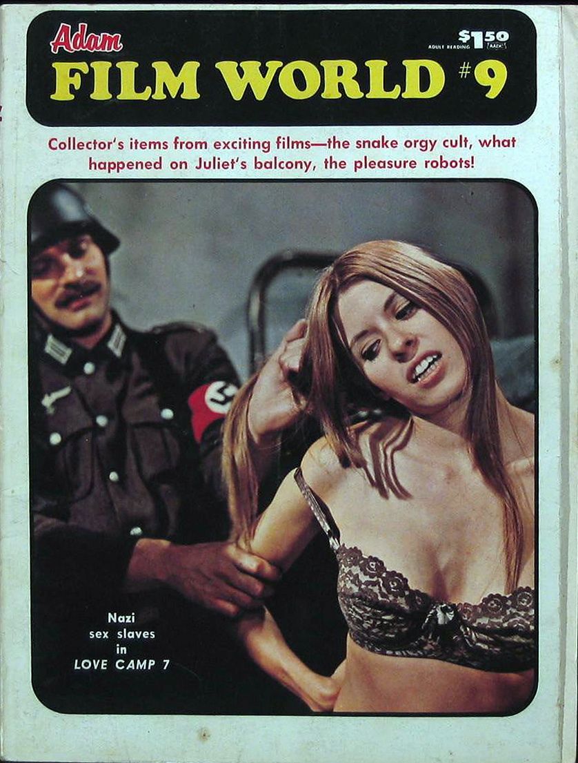 ADAM FILM WORLD magazine side cover Issue 9  1969
