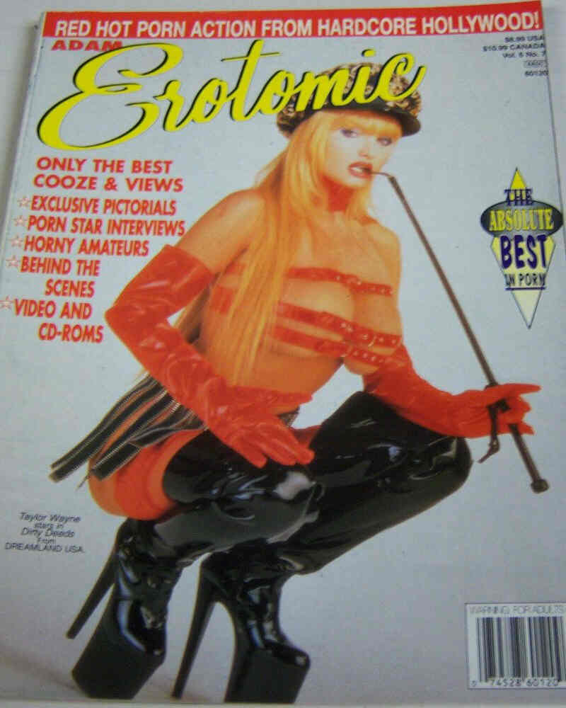 ADAM EROTOMIC magazine side cover  Vol 6 # 7 April 1999