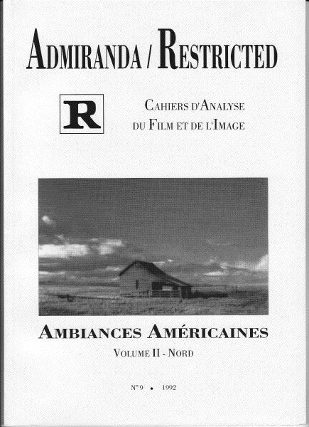 ADMIRANDA magazine side cover Issue 9  1992