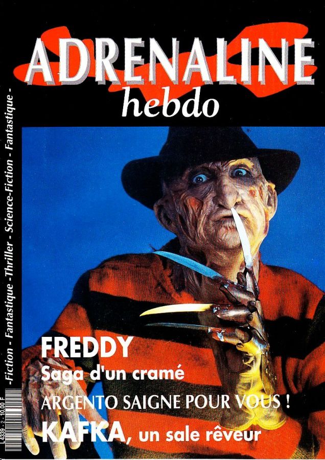 ADRENALINE HEBDO magazine side cover Issue 2 30 March 1992