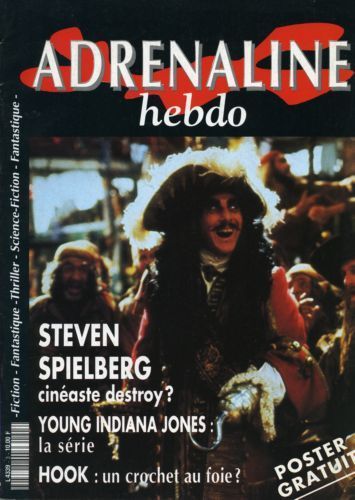 ADRENALINE HEBDO magazine side cover Issue 3 6 April 1992