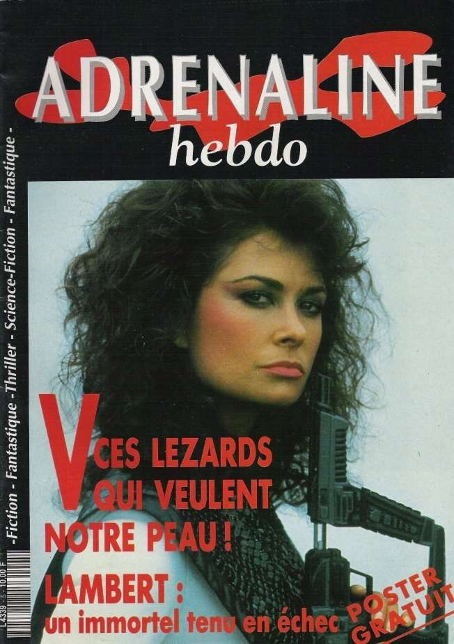 ADRENALINE HEBDO magazine side cover Issue 5 20 April 1992