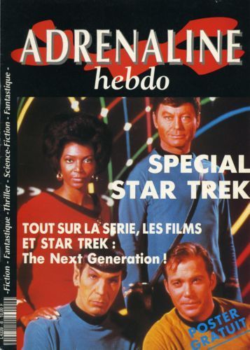 ADRENALINE HEBDO magazine side cover Issue 6 27 April 1992