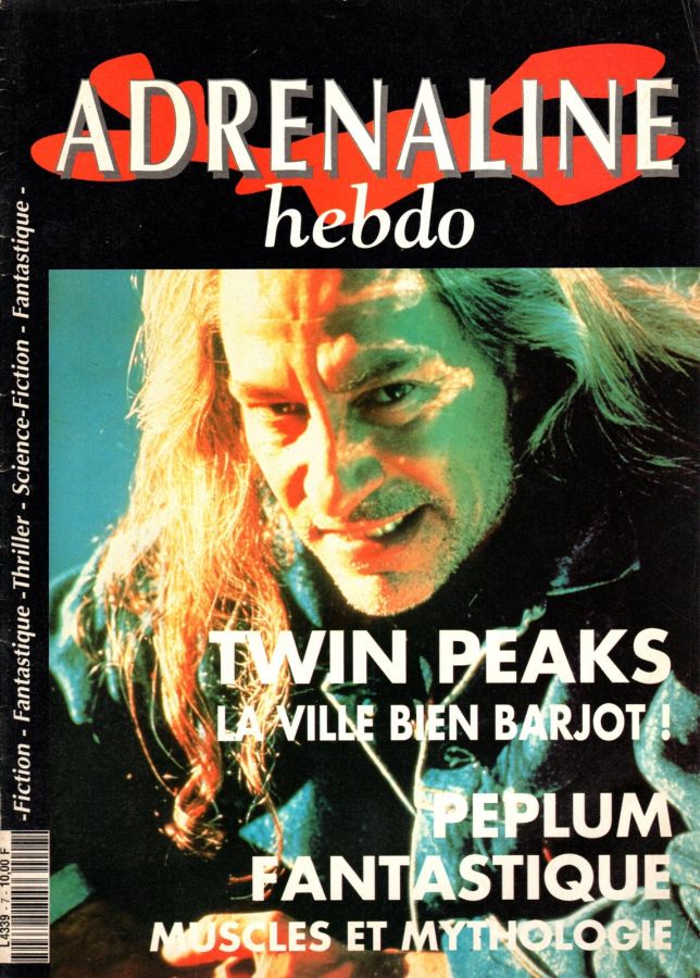 ADRENALINE HEBDO magazine side cover Issue 7 4 May 1992