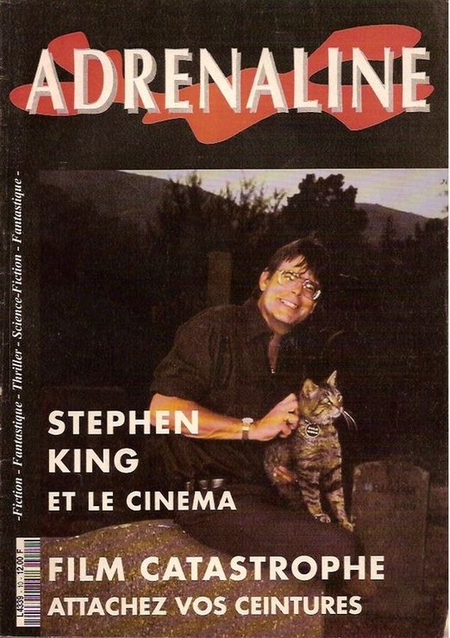 ADRENALINE HEBDO magazine side cover Issue 10 August 1992