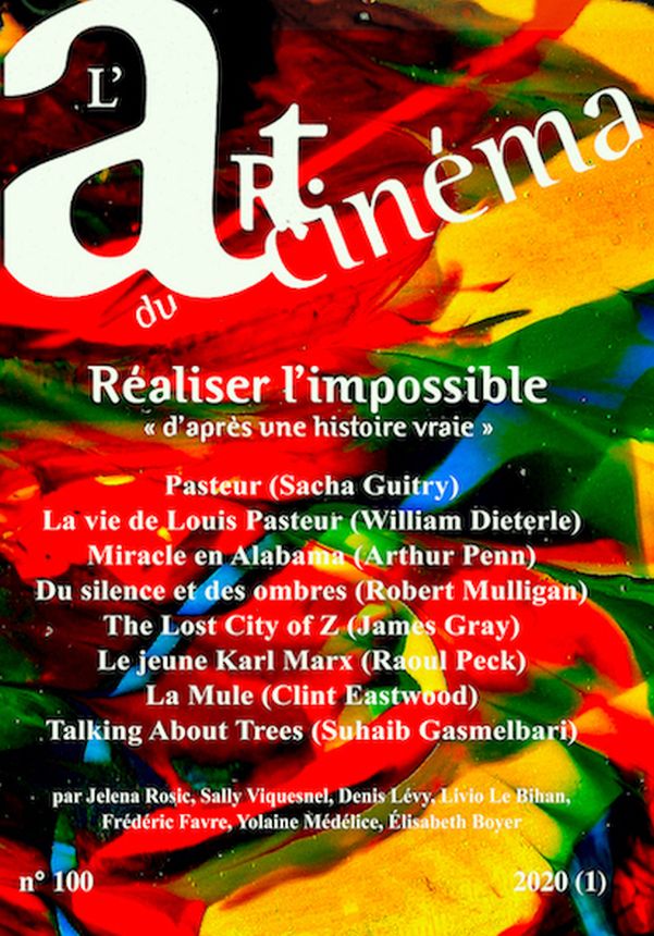 ART DU CINEMA | L magazine side cover Issue 100   2020