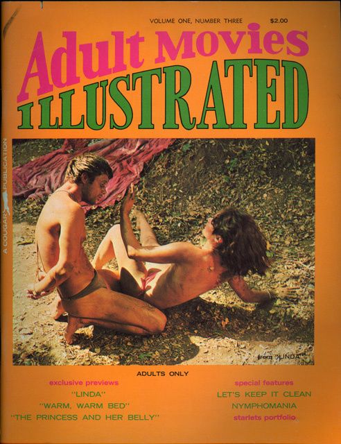 ADULT MOVIES ILLUSTRATED magazine side cover Issue 3  Vol 1 #3 April-June 1968