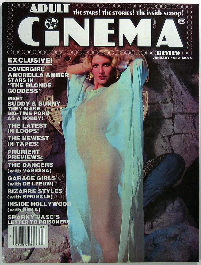 ADULT CINEMA REVIEW magazine side cover Issue 7 January 1982