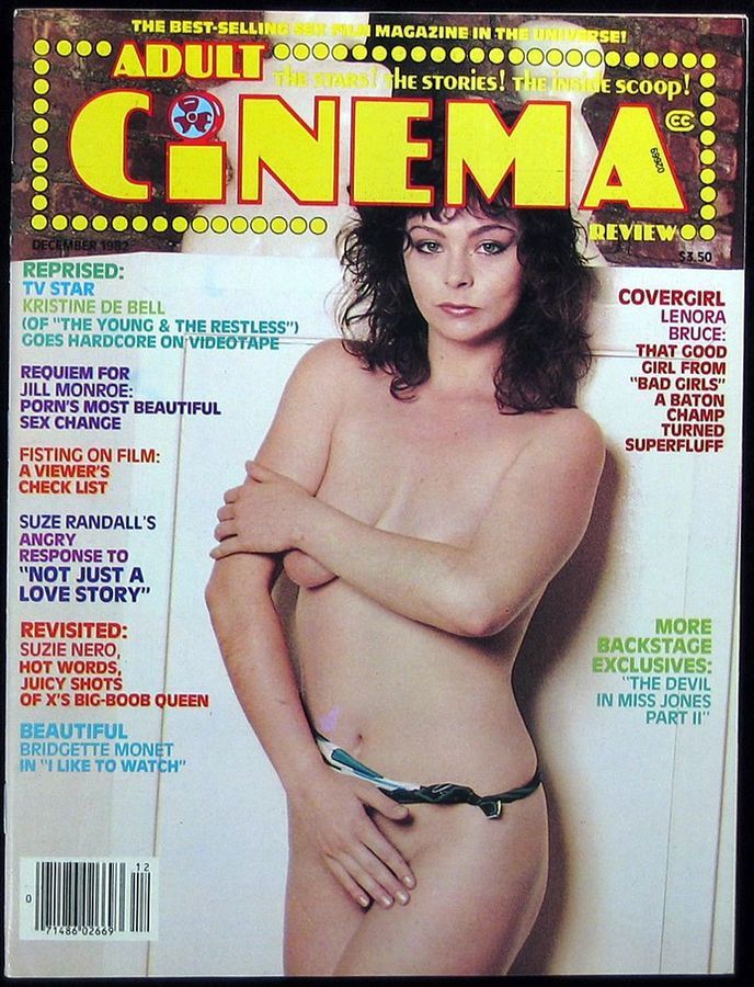 ADULT CINEMA REVIEW magazine side cover Issue 18 December 1982