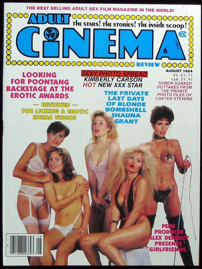 ADULT CINEMA REVIEW magazine side cover Issue 38 August 1984