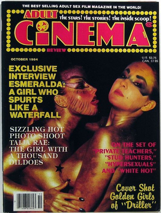 ADULT CINEMA REVIEW magazine side cover Issue 40 October 1984