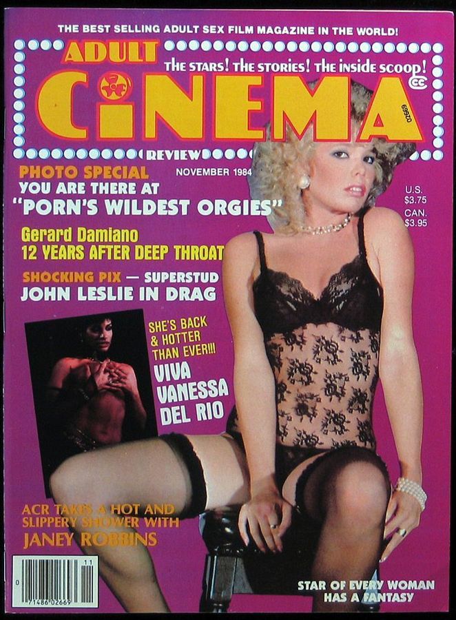 ADULT CINEMA REVIEW magazine side cover Issue 41 November 1984