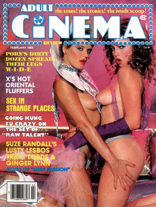 ADULT CINEMA REVIEW magazine side cover Issue 44 February 1985
