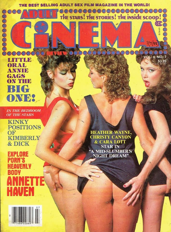 ADULT CINEMA REVIEW magazine side cover Issue 49 July 1985