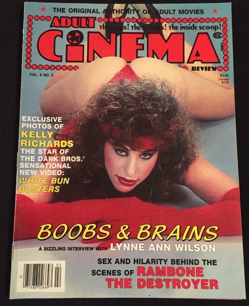 ADULT CINEMA REVIEW magazine side cover Issue 56  Vol 5 # 2 Vol 5 # 2 - February 1986