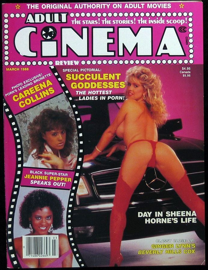 ADULT CINEMA REVIEW magazine side cover Issue 81 March 1988
