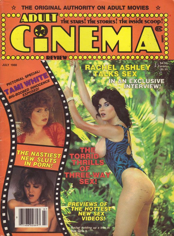 ADULT CINEMA REVIEW magazine side cover Issue 85 July 1988