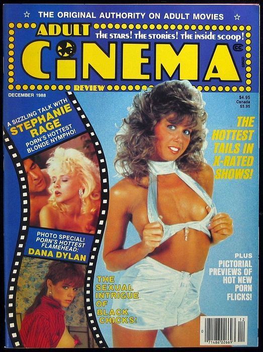 ADULT CINEMA REVIEW magazine side cover Issue 90 December 1988