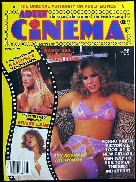 ADULT CINEMA REVIEW magazine side cover Issue 93 March 1989
