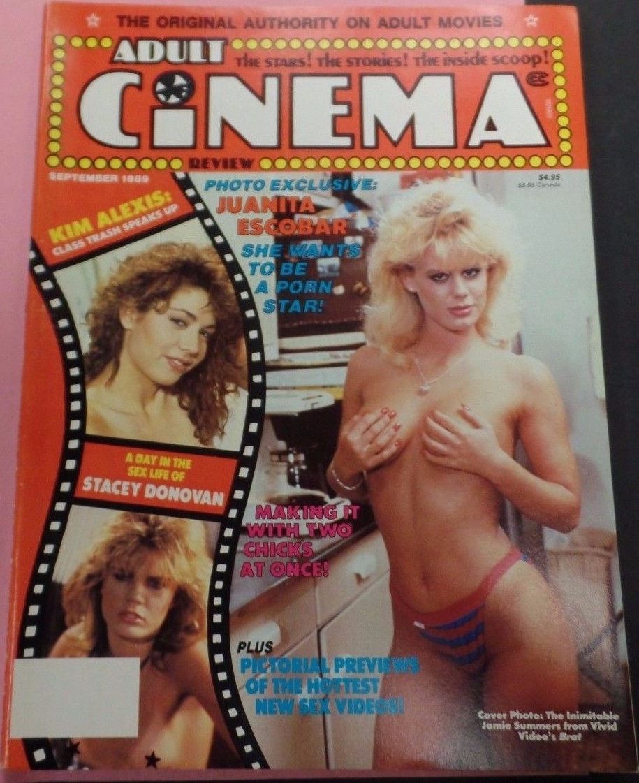 ADULT CINEMA REVIEW magazine side cover Issue 99 September 1989