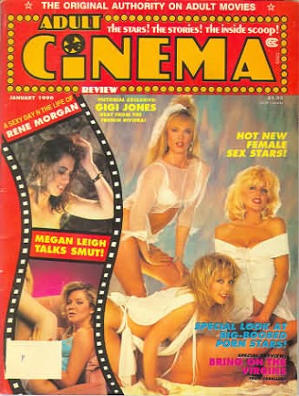 ADULT CINEMA REVIEW magazine side cover Issue 103  Vol 9 # 1 January 1990