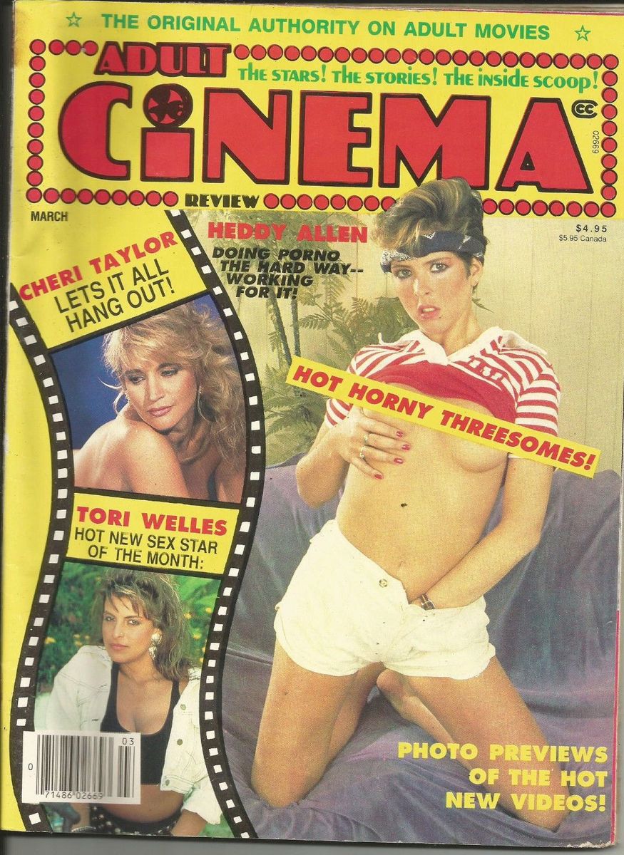 ADULT CINEMA REVIEW magazine side cover Issue 105 March 1990