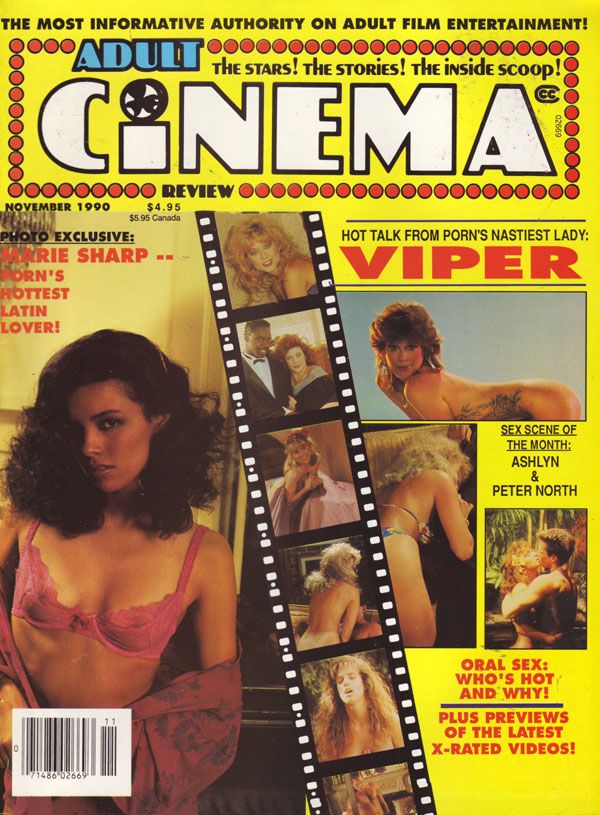 ADULT CINEMA REVIEW magazine side cover Issue 113 November 1990