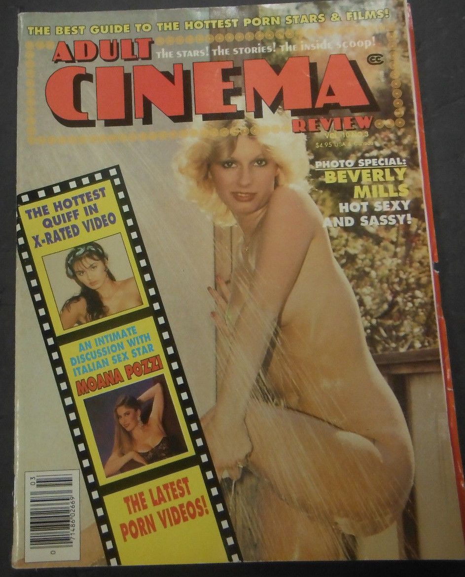 ADULT CINEMA REVIEW magazine side cover Issue 129 March 1992