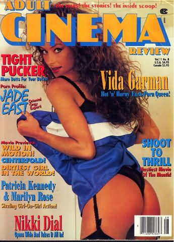 ADULT CINEMA REVIEW magazine side cover Issue 134  Vol 11 # 8 August 1992
