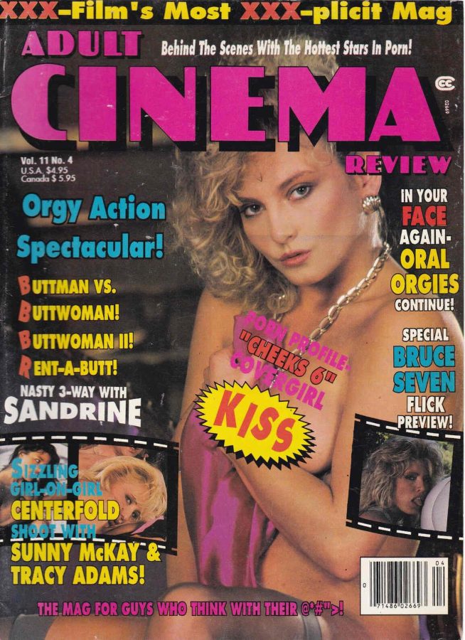 ADULT CINEMA REVIEW magazine side cover Issue 142 April 1993