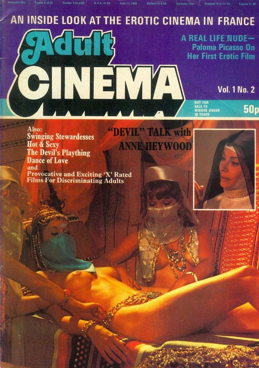 ADULT CINEMA magazine side cover Issue 2  1974
