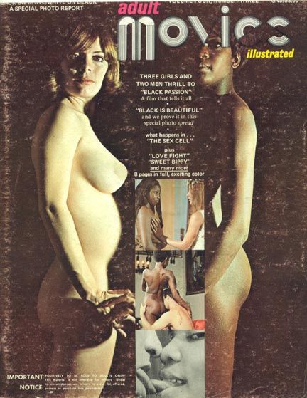 ADULT MOVIES ILLUSTRATED magazine side cover Issue 15  Vol 4 # 3  1969