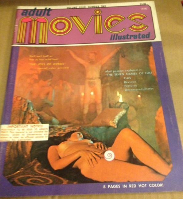 ADULT MOVIES ILLUSTRATED magazine side cover  Vol 4 No 2  1969