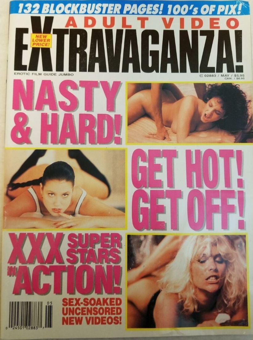 ADULT VIDEO magazine side cover  May 1991