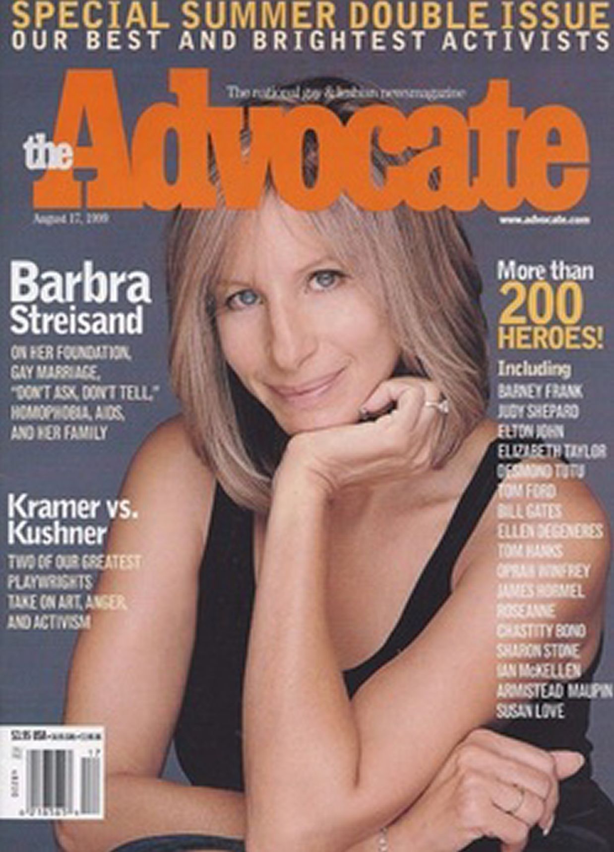 ADVOCATE magazine side cover 17 August 1999