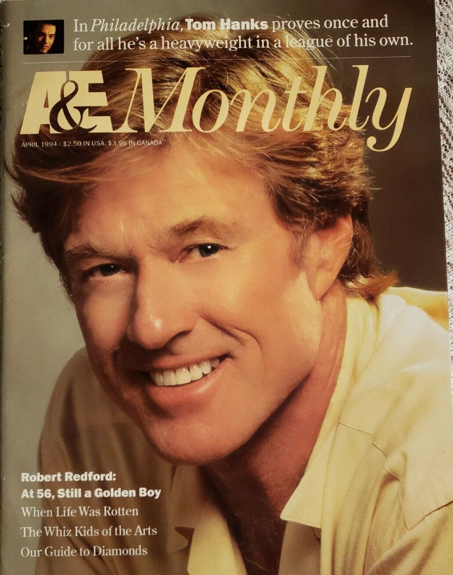 ARTS AND ENTERTAINMENT magazine side cover  April 1994