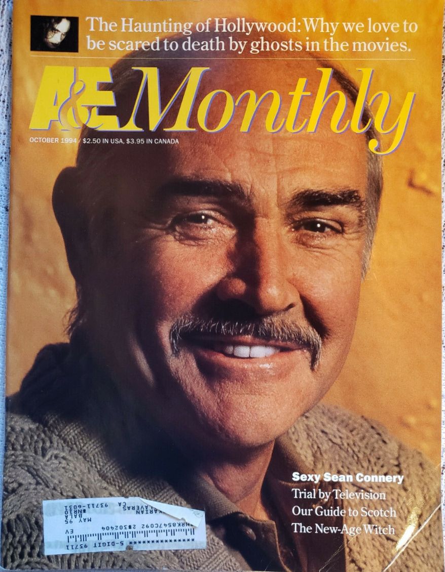 ARTS AND ENTERTAINMENT magazine side cover  October 1994