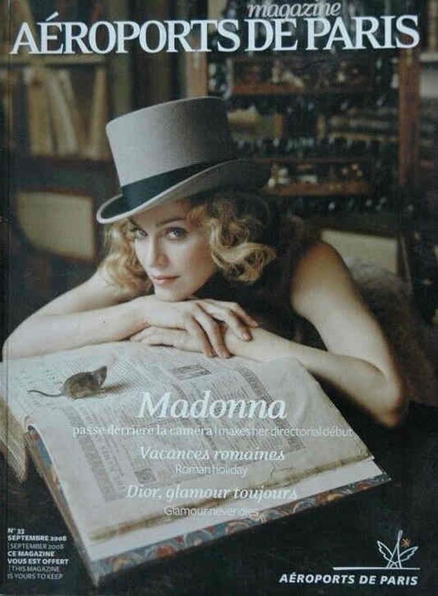 AEROPORTS DE PARIS magazine side cover Issue 33  September 2008