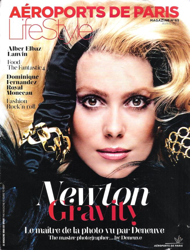 AEROPORTS DE PARIS magazine side cover Issue 65  April 2012