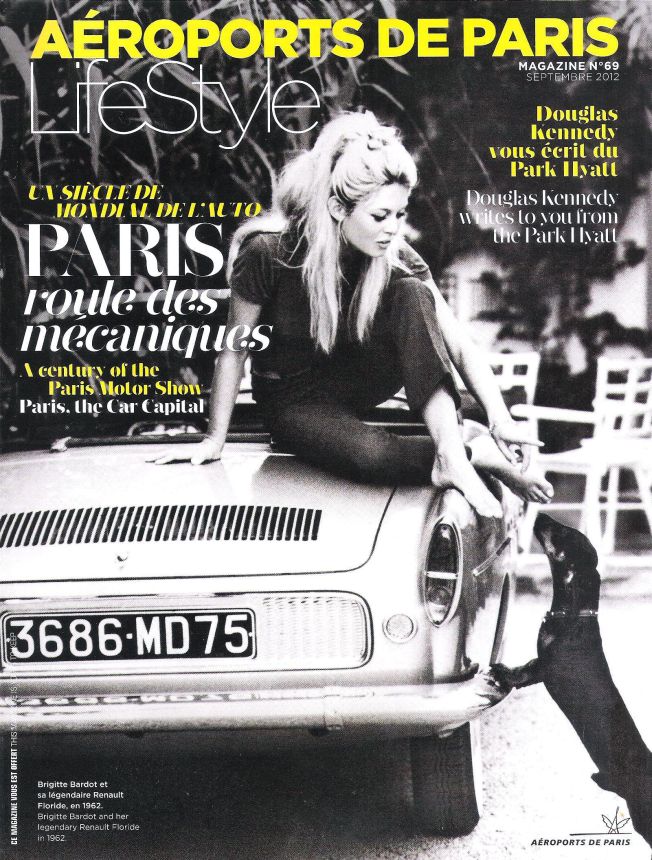 AEROPORTS DE PARIS magazine side cover Issue 69  September 2012