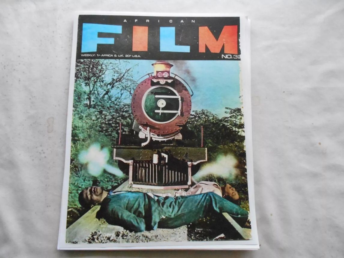 AFRICAN FILM magazine side cover Issue 32   1968
