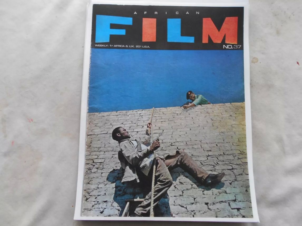 AFRICAN FILM magazine side cover Issue 37   1968