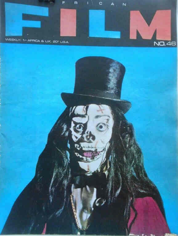 AFRICAN FILM magazine side cover Issue 46   1968