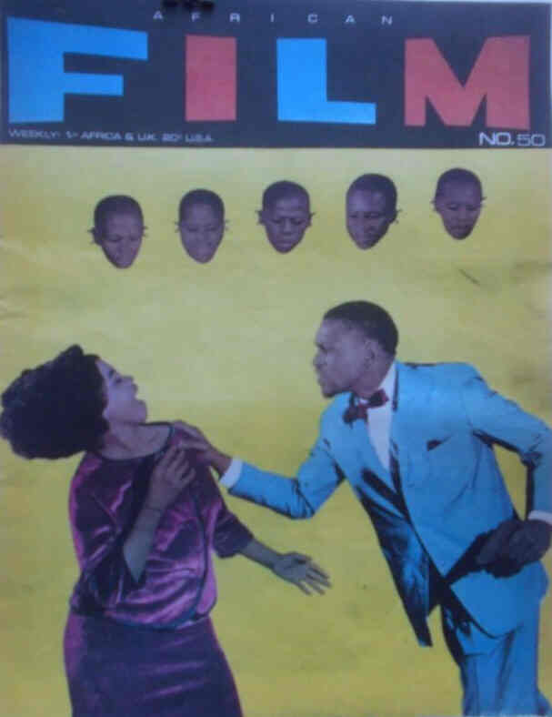 AFRICAN FILM magazine side cover Issue 50   1968