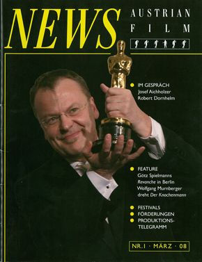 AUSTRIAN FILM NEWS magazine side cover Issue 1 March 2008