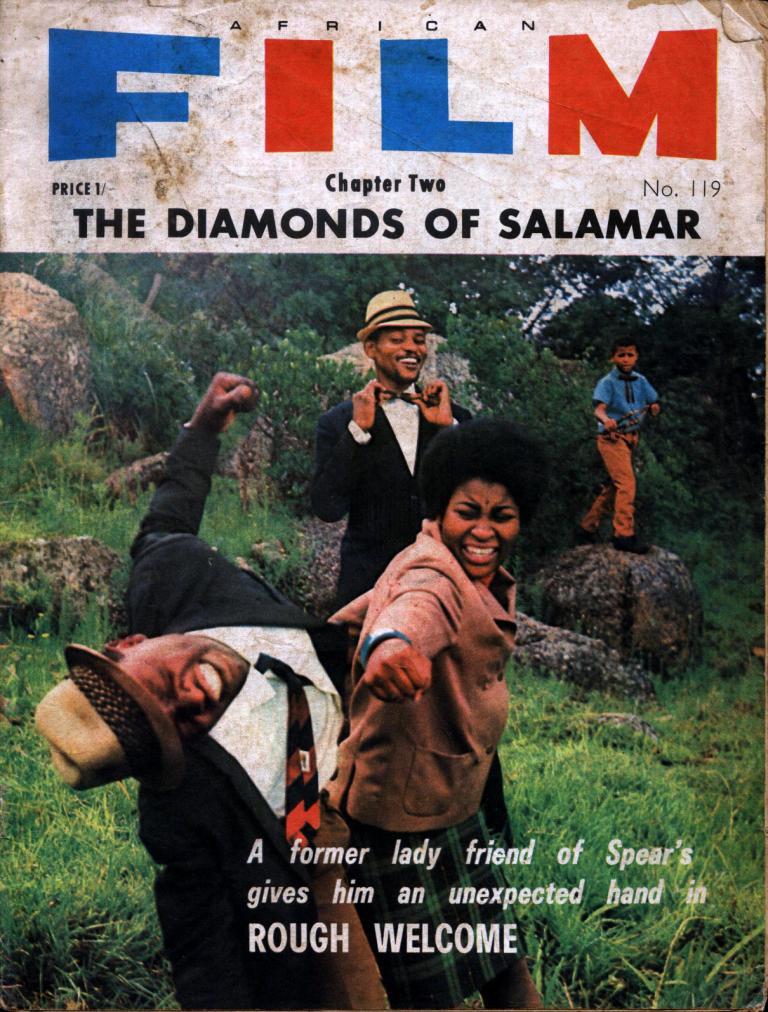 AFRICAN FILM magazine side cover Issue 119   