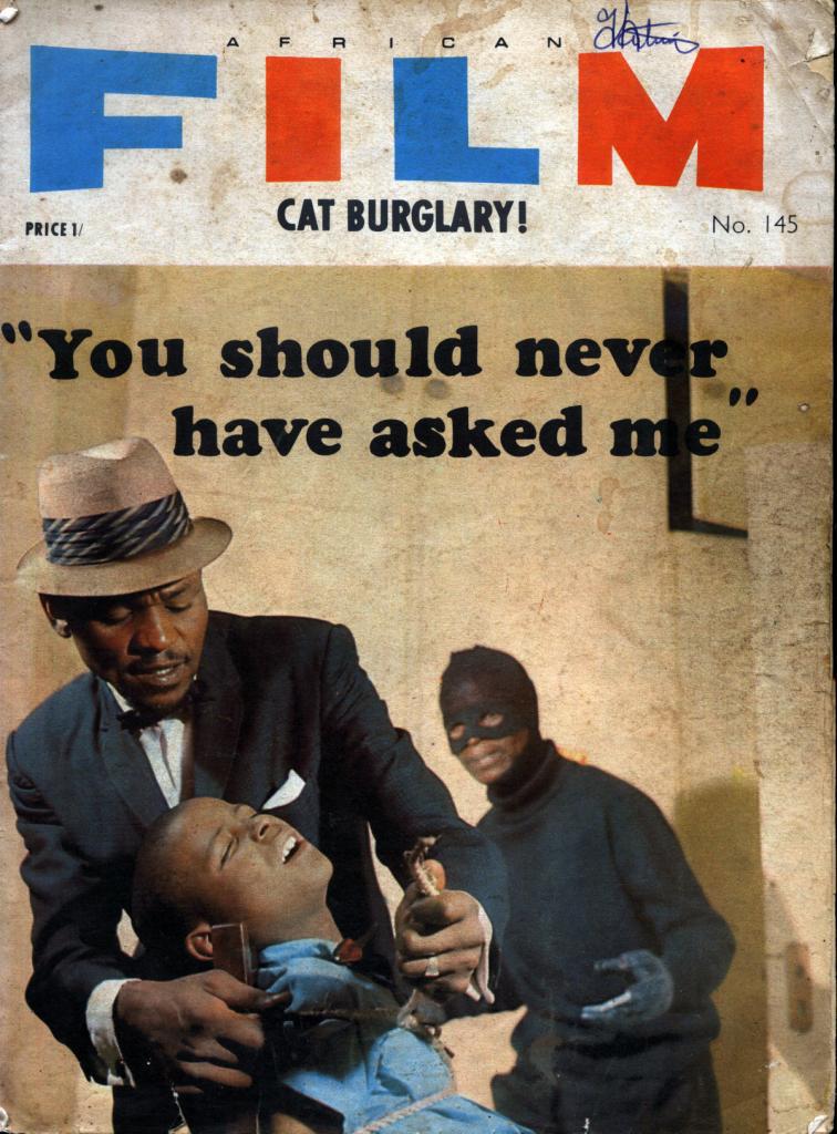 AFRICAN FILM magazine side cover Issue 145   