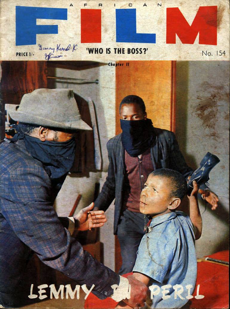 AFRICAN FILM magazine side cover Issue 154   