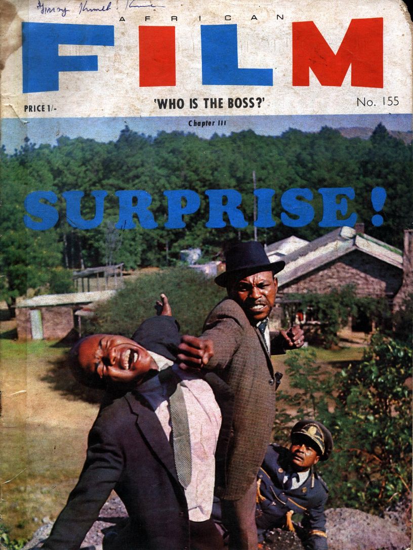 AFRICAN FILM magazine side cover Issue 155   
